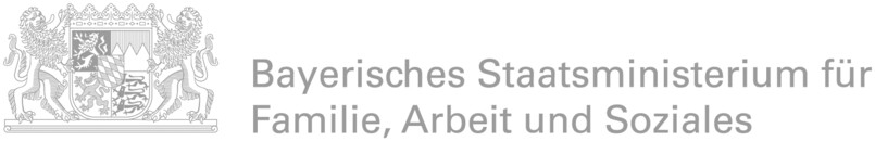 Das Logo des Bayerischen Staatsministerium für Familie, Arbeit und Soziales