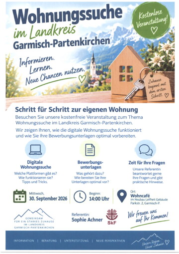 Digitale Wohnungssuche im Landkreis Garmisch-Partenkirchen